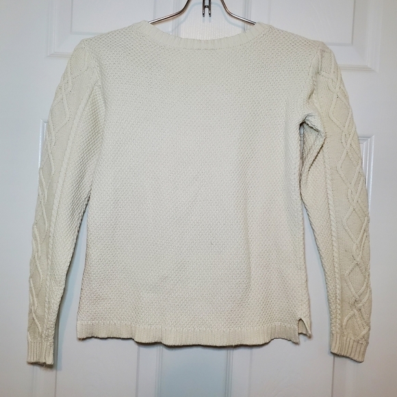 Hanna Andersson size 140 (8) Cable Knit Sweater - Picture 6 of 9